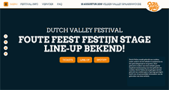 Desktop Screenshot of dutchvalleyfestival.nl